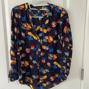 Limited Multi-Colored Button Down Blouse